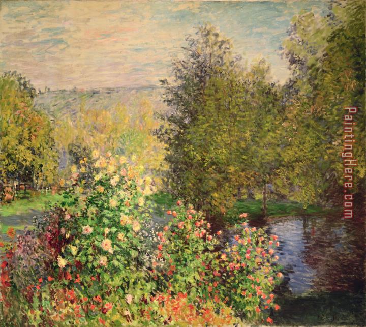 Claude Monet A Corner of the Garden at Montgeron